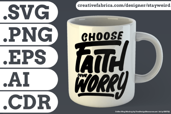 Choose Faith over Worry Quote Design Review