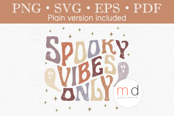 Halloween Spooky Vibes Distressed Svg Review
