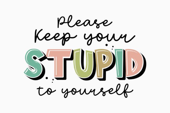Reviewing Retro Please Keep Your Stupid to Yoursel