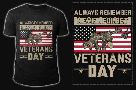 Veteran Typography T-shirt Design Review